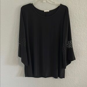 Elegant Black Women's Top